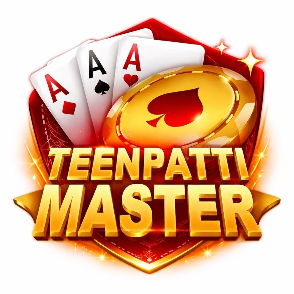 Teen Patti Master King logo with playing cards and gold coin