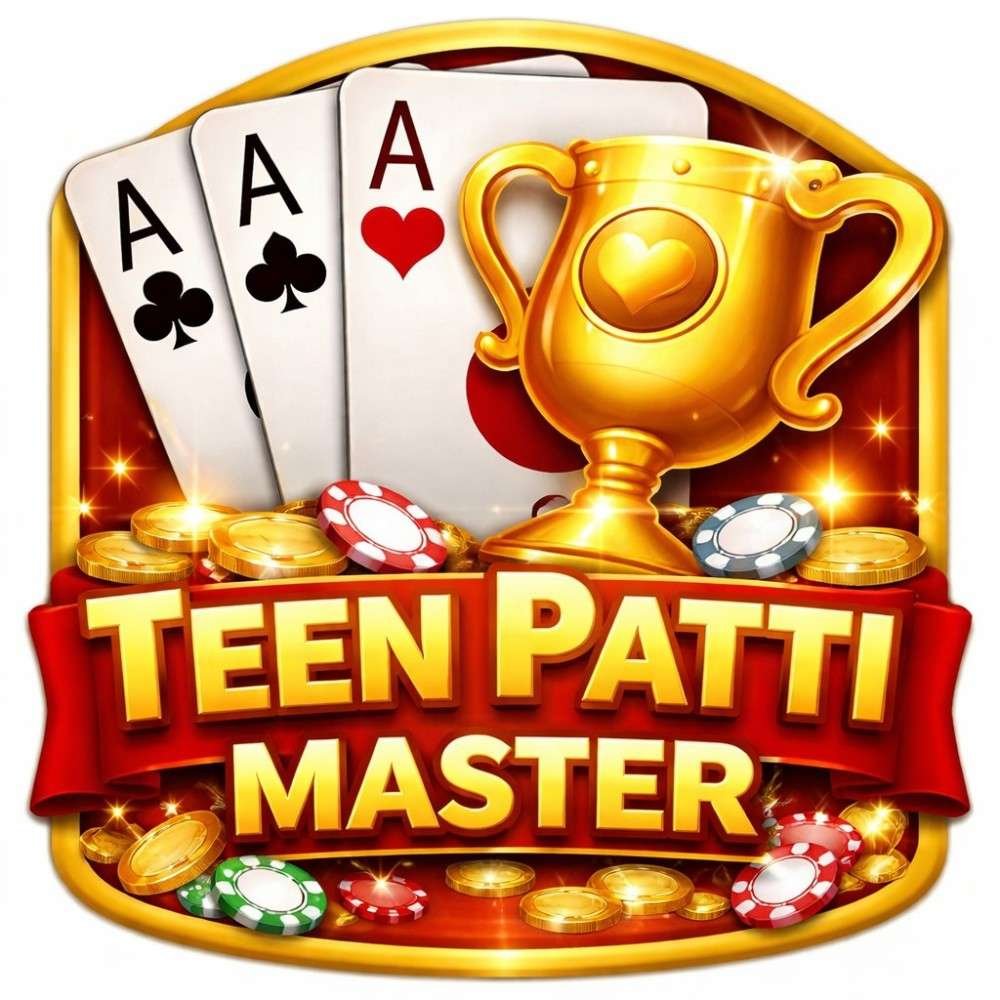Teen Patti Master Old Version logo with cards and gold trophy